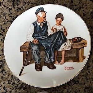 Norman Rockwell Collector Plate "The Lighthouse Keepers Daughter”Limited Ed 1982